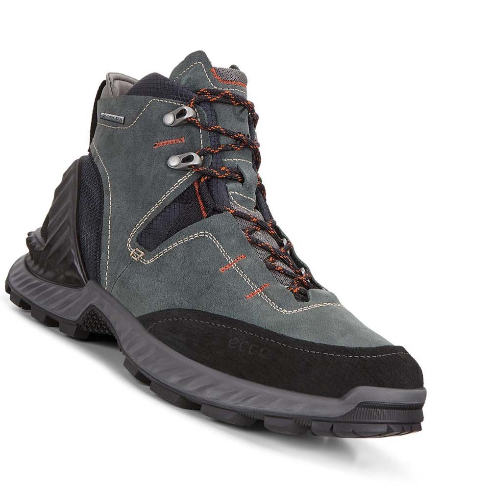 Ecco Exohike Mid Gtx Hiking & Trail Herre Grå Svarte | NO 564XYU
